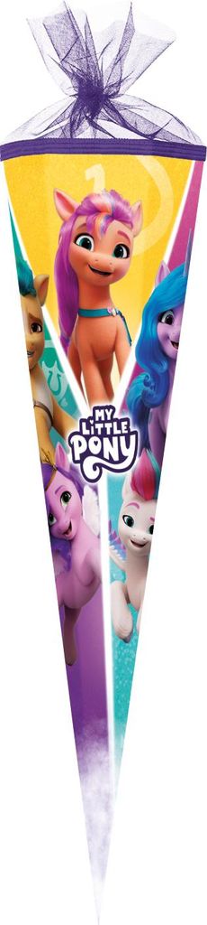 Nestler Schultüte My little Pony Generation 5 eckig mit Produktbild 
