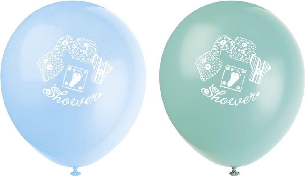 Baby Shower Junge 8 Luftballons
