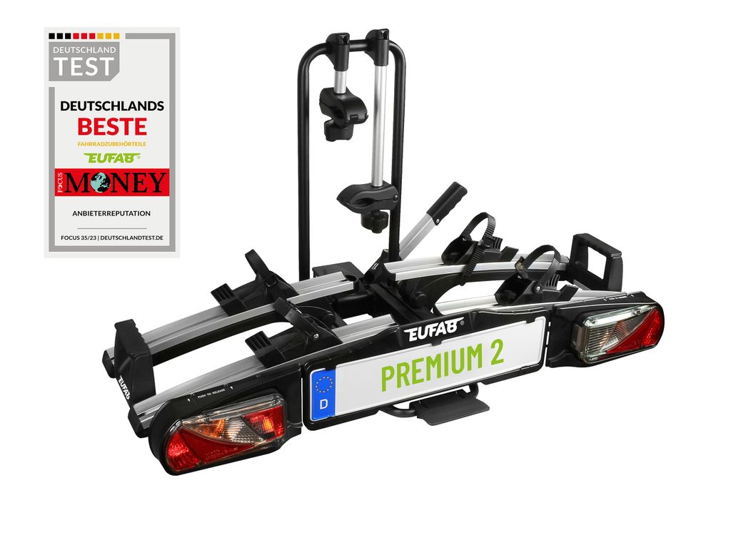 Fahrradträger 2 Fahrräder Faltbar Und Kippbar Premium Ii - Produktbild 