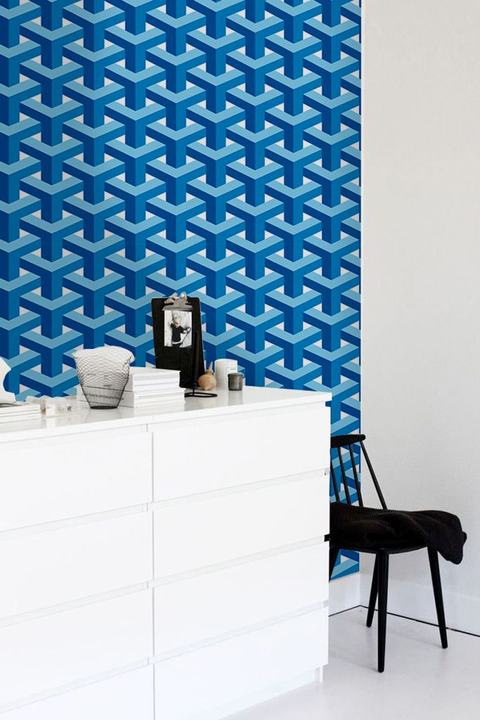 Coloray Fototapete 312x219 cm An Einer Wand Latex Latextapete - Escher Lines.