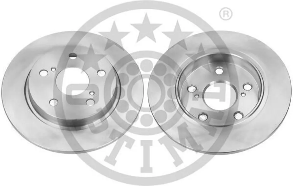 2x Disques de Frein Arrière OPTIMAL BS-8568C pour TOYOTA AURIS 36.7mm