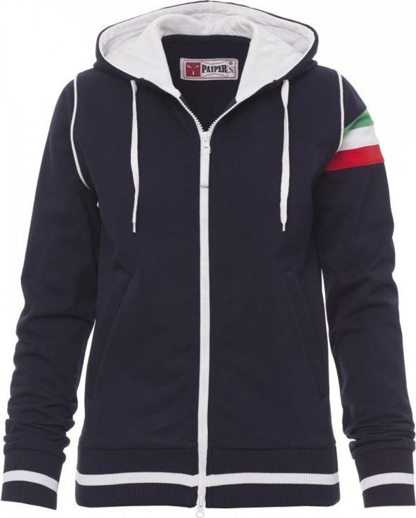 Damen Sweatjacke "KANSAS" - Payper Marineblau/Weiss L