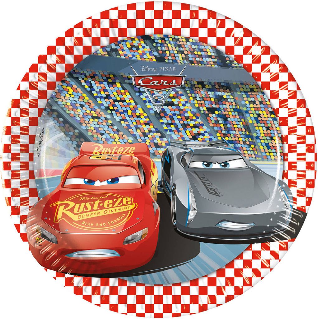 #ZTA Pappteller Cars 3, nächste Generation, 20 cm Produktbild 
