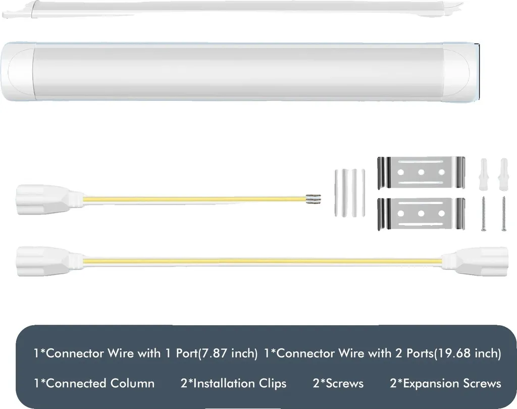 Regletta LED Industriale 90cm 30W 6500K - Alta Luminosità e Durata LED