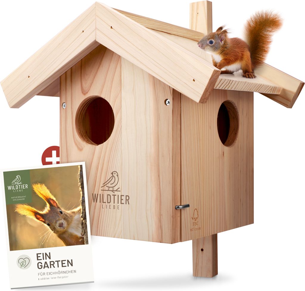 wildtier liebe Eichhörnchen Kobel - Nest für Eichhörnchen Produktbild 
