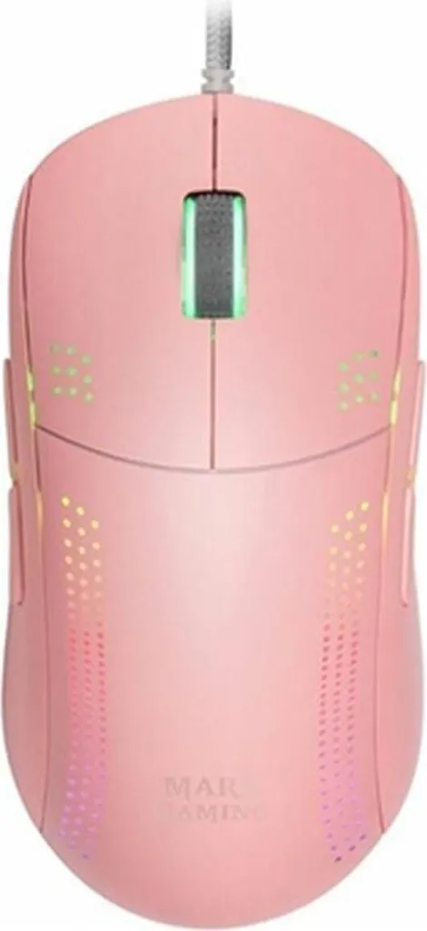Souris Gaming Filaire Rose avec Capteur Optique Précis Mars Gaming MMPROP
