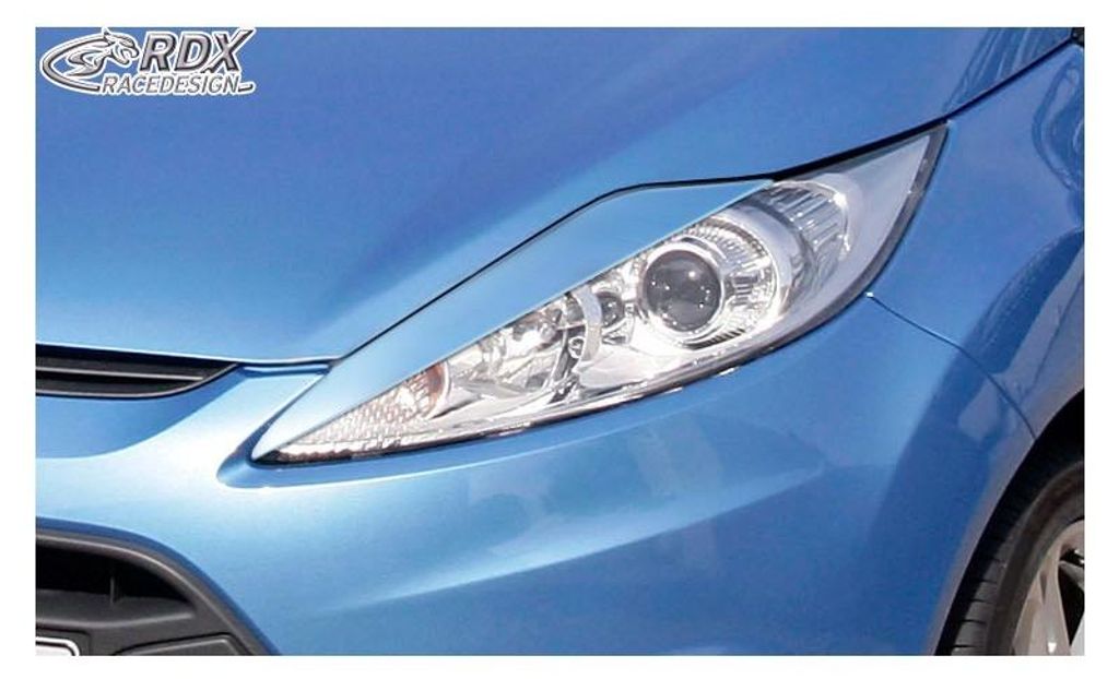 RDX Racedesign Scheinwerferblenden Scheinwerferblende RDSB103 Vorne für FORD Fiesta Mk6 Schrägheck (JA8, JR8) für FORD Fiesta MK7 JA8 JR8