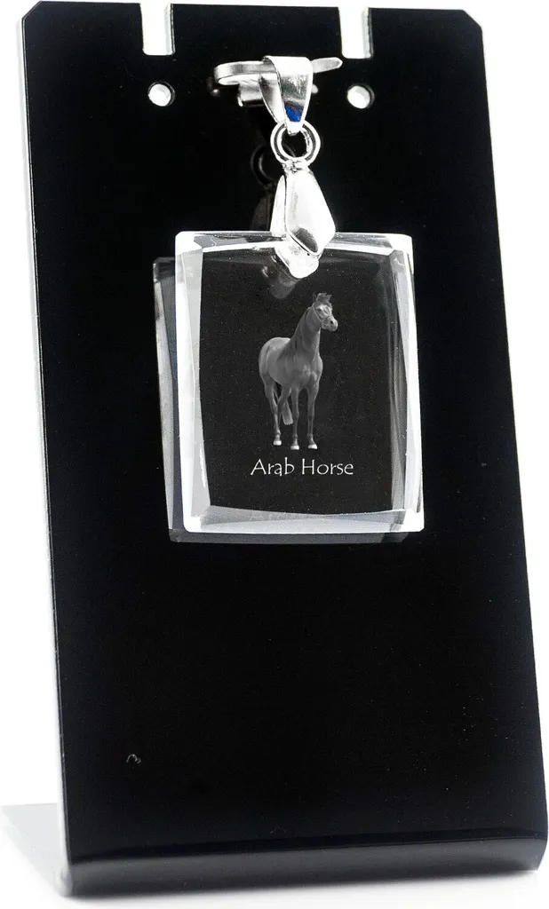 Ciondolo Cavallo Arabo Vintage Style - Collana Art-Dog in Cristallo