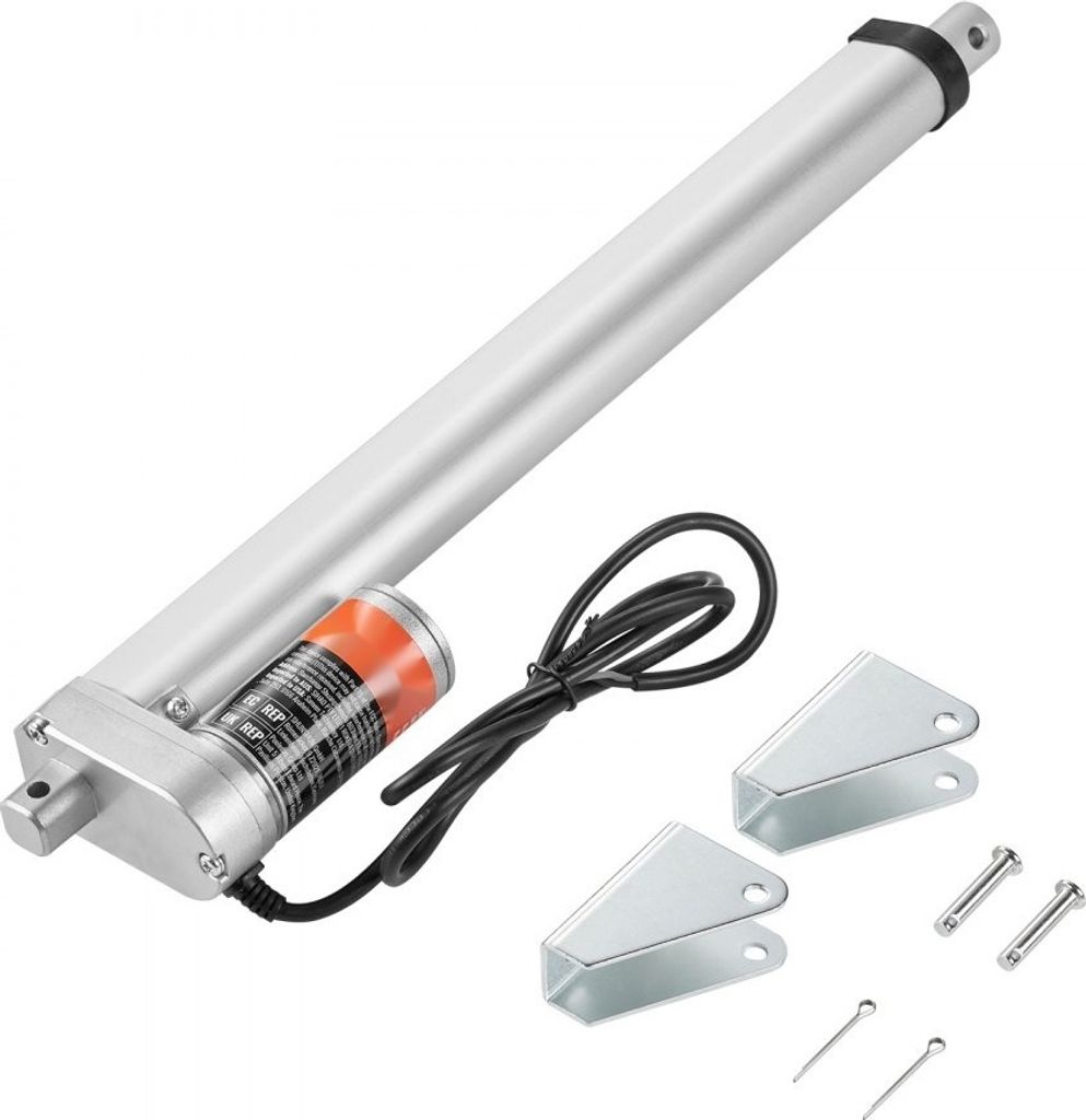 SM - Elektrischer Linearantrieb 1500N 12V DC - IP54 - 300mm Hublänge - Geräuschpegel ≤ 60dB - Elektrischer Türöffner - 5mm/s Fahrgeschwindi...