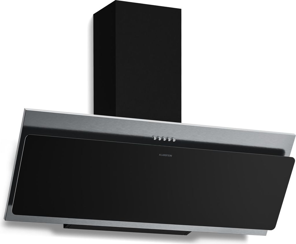 A modern kitchen range hood.