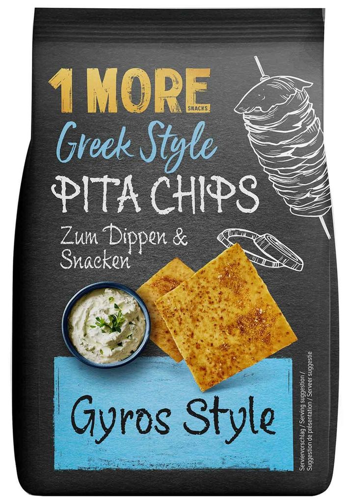 1 More Greek Style Pita Chips Gyros Style 90g Produktbild 