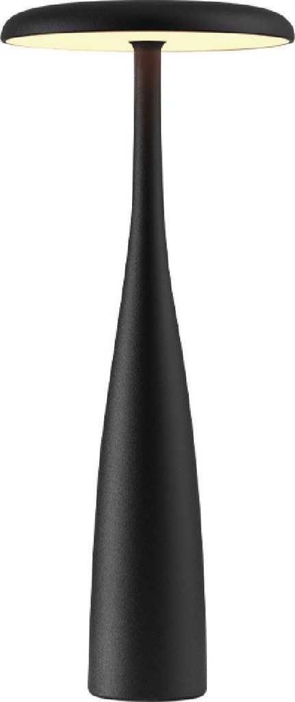 Luxus Europe - Stolná lampa Touch Dahlia, čierna - Obrázok produktu 