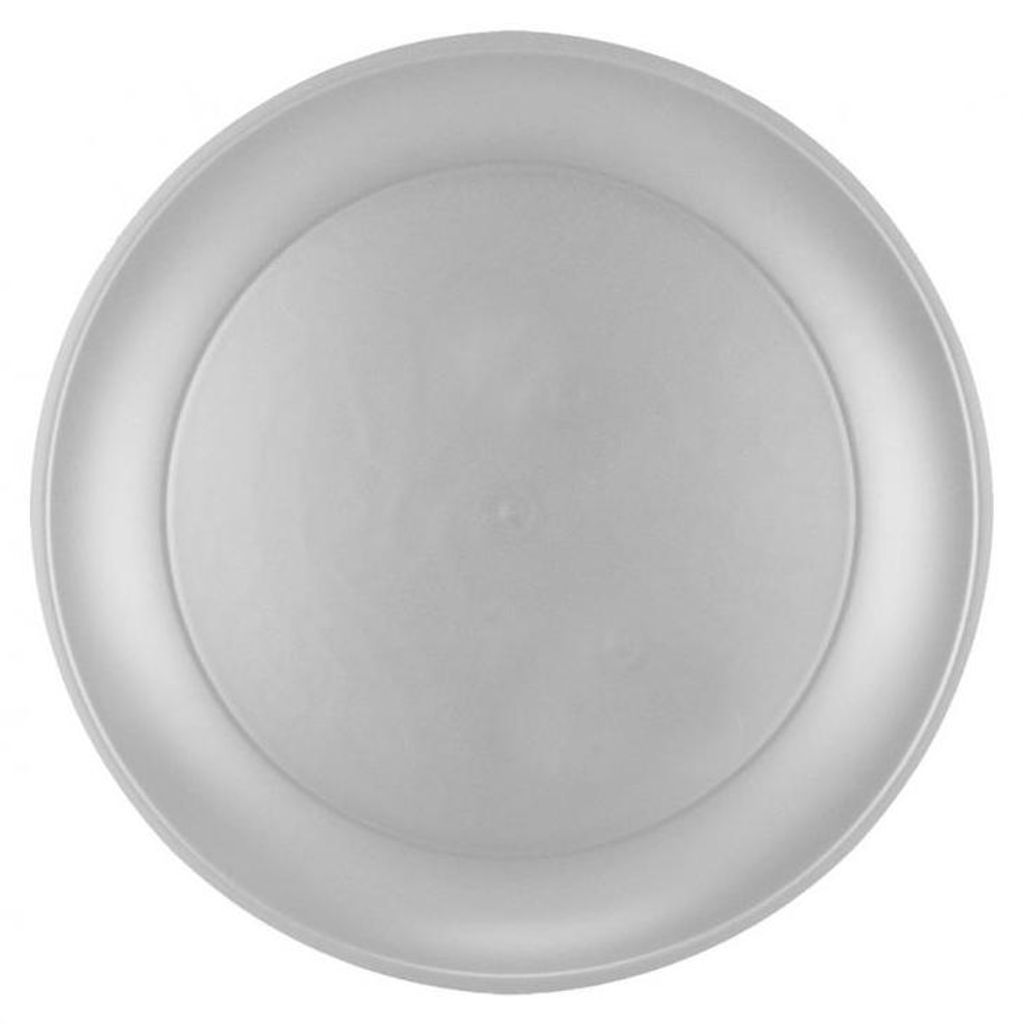 Talerz imprezowy srebrny - Sylwester - 21 cm - 1 szt Zdjęcie produktu 