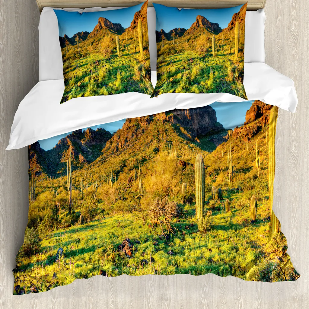 Set Letto ABAKUHAUS Verde Blu Saguaro: Arredo Camera Antiallergico