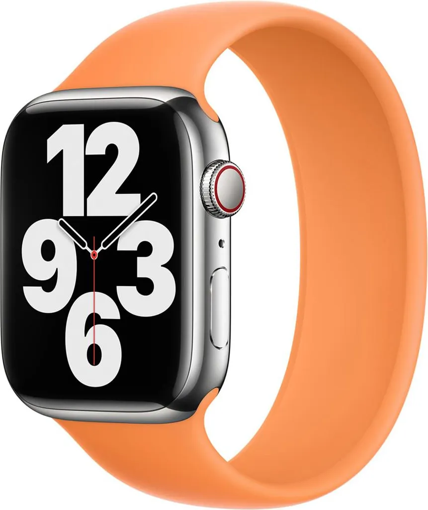 Cinturino Apple Solo Loop 45mm Marigold: Eleganza Sportiva Misura 4