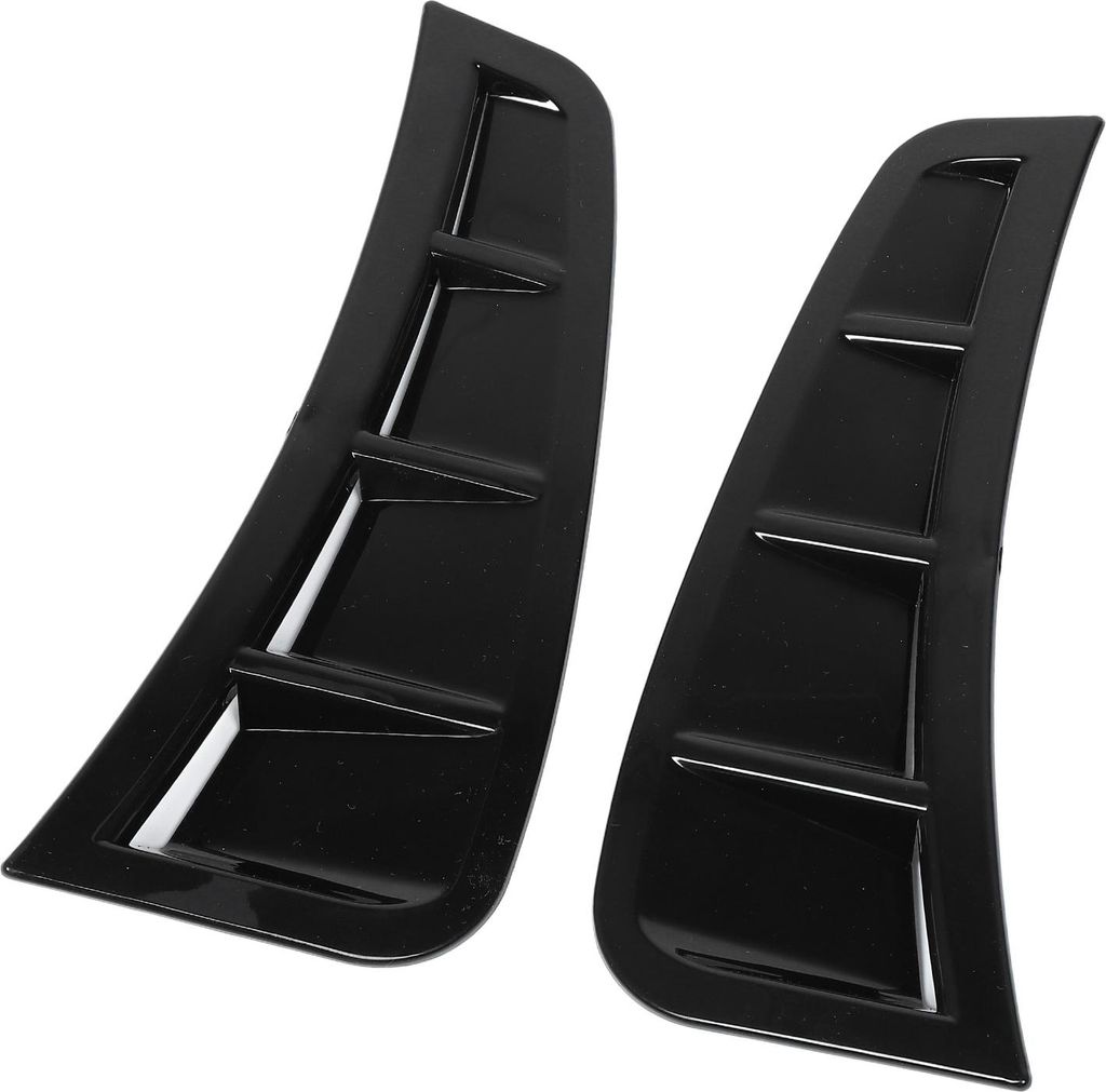 1 Paar Frontstoßstangen-Seitenspoiler links rechts, stoßfester Splitter-Körpersatz, Verkleidung für Accord Civic, glänzend schwarz