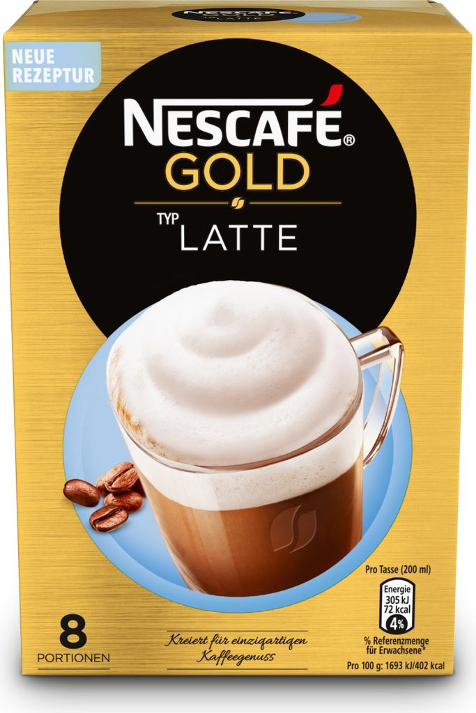 Nescafé Gold Typ Latte | 8 Portionen Produktbild 
