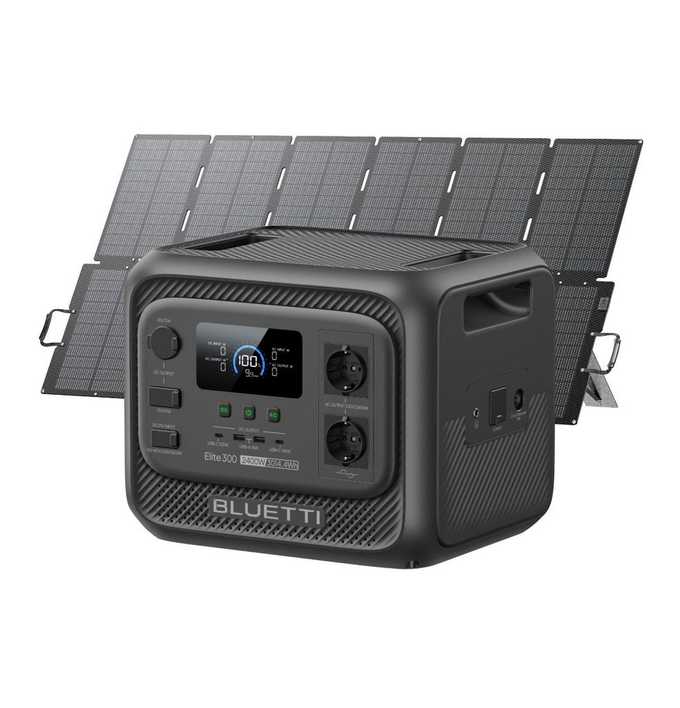 Generatore di corrente BLUETTI Elite 300 con pannello Immagine del prodotto 