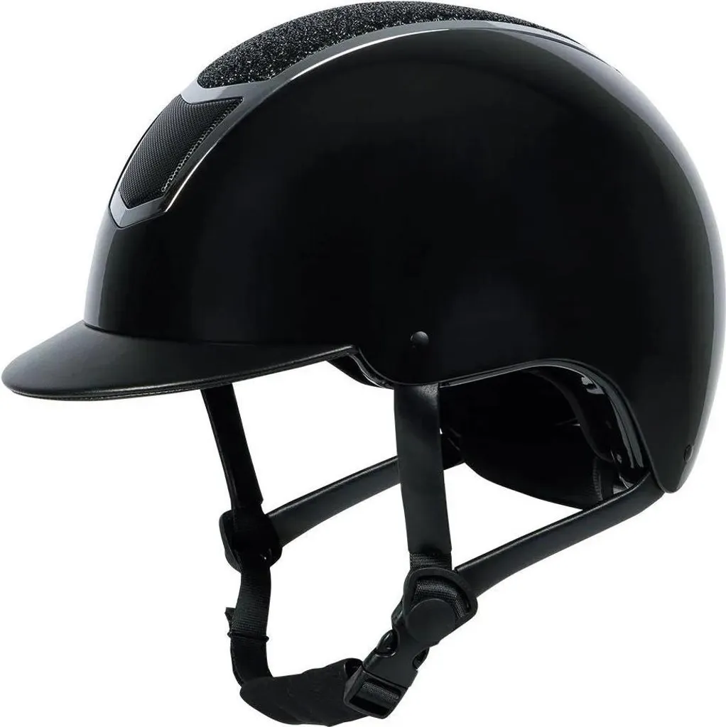 Harry's Horse Matterhorn Sparkle Casque Équitation Noir Argent 59-61