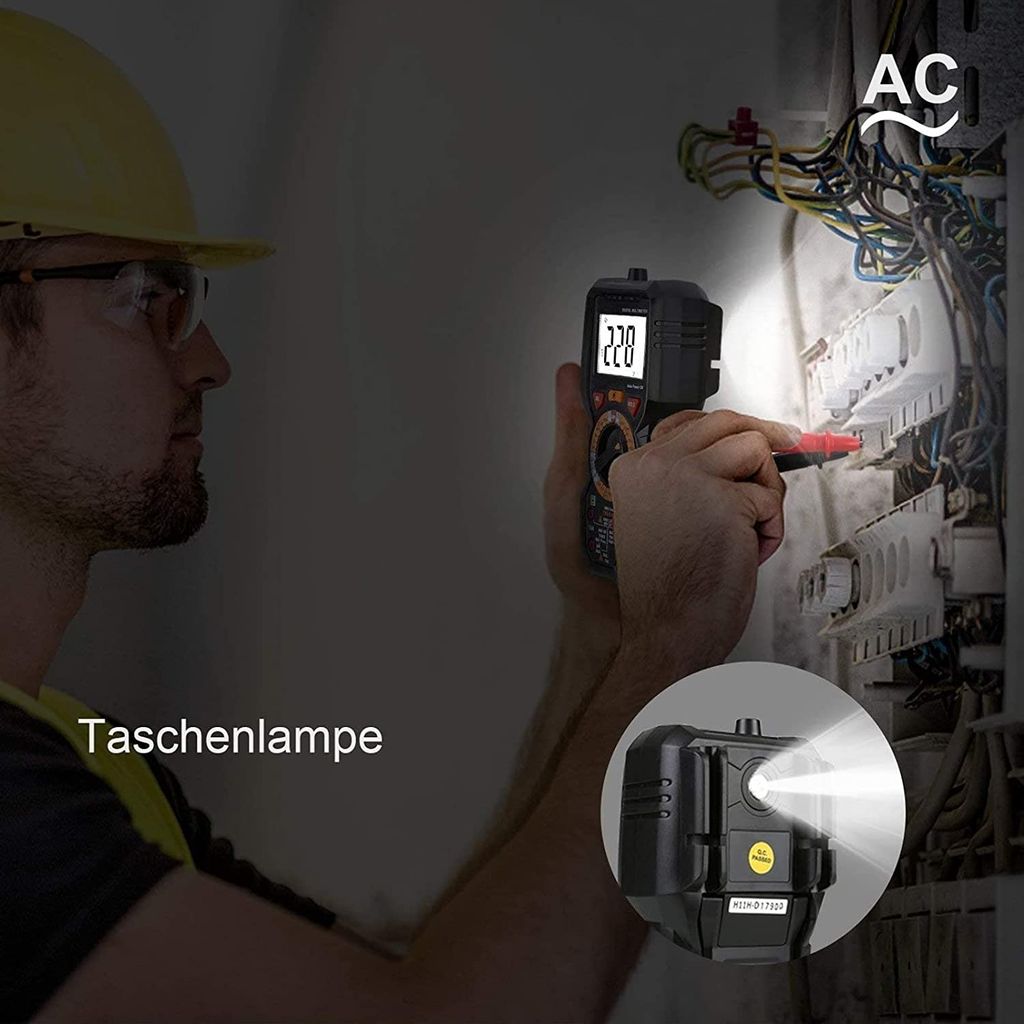 Digital Multimeter, Strommessgerät mit 6000 Counts, True Produktbild 7