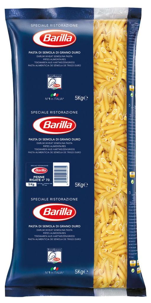 Barilla Penne Rigate Nr. 73 Großpackung 5 Kg. Produktbild 