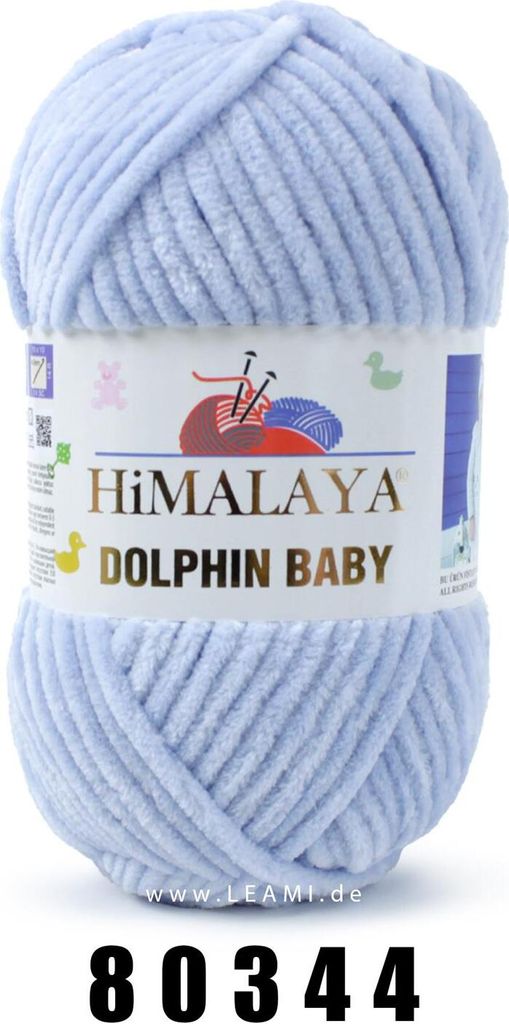 Himalaya Dolphin BABY (100g/120m) H 80344 graublau