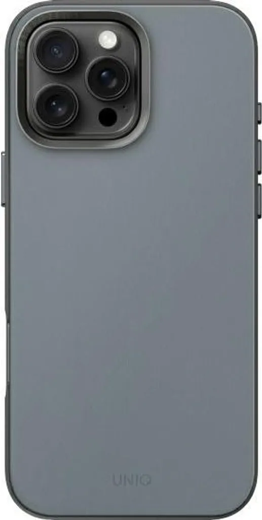 Custodia iPhone 16 Pro Max Uniq Lyden DS Blu/Nero MagSafe