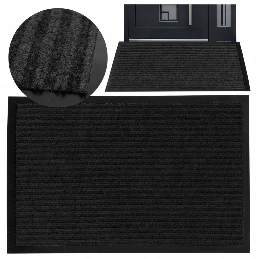 Entree-Fussmatte 40*60 Schwarz - Wischer 60220