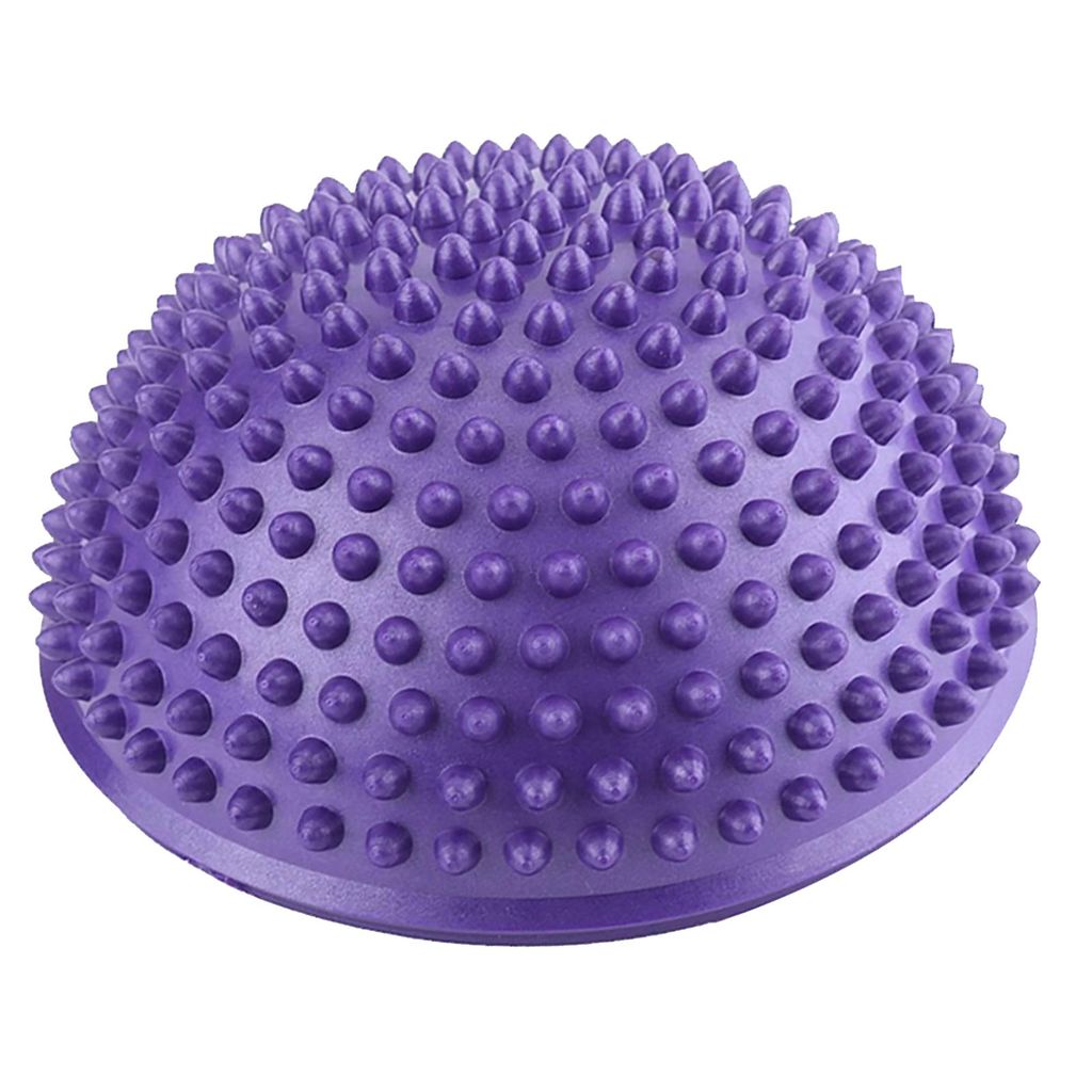 PVC aufblasbare halbe Yogamallbällchen Massagepunkt Fitballübungen Trainer Fitness Balance Ball