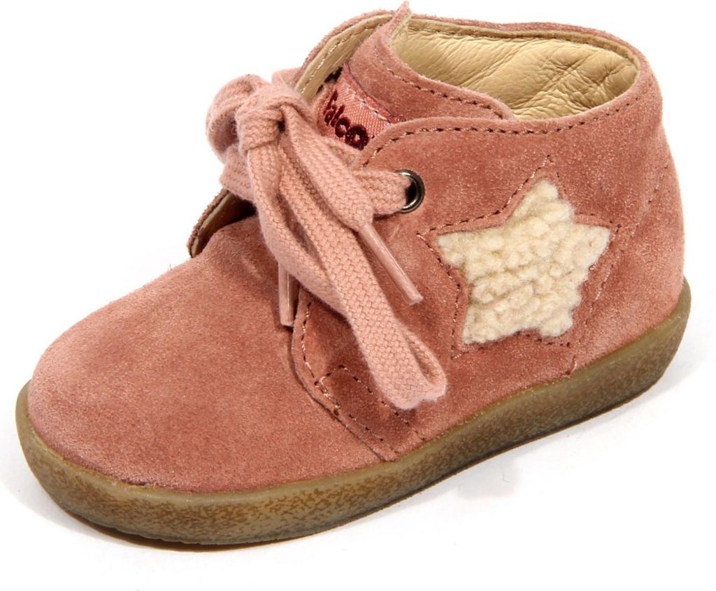 H3480 polacchino bimba girl FALCOTTO CHAD kids suede shoes pink