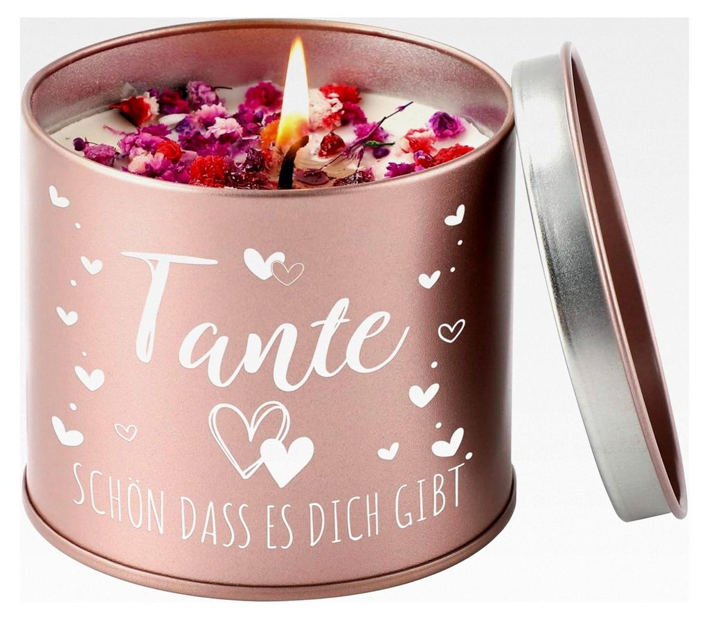 Geschenk für die beste Tante, Duftkerze zum Geburtstag, Weihnachtsgeschenk, Muttertagsgeschenk
