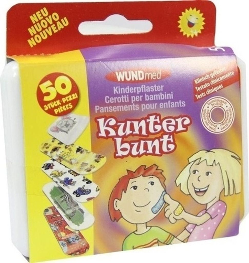 WUNDmed® 05-010 WUNDmed® Pflaster Kunterbunt 05-010 bunt Obrázok produktu 