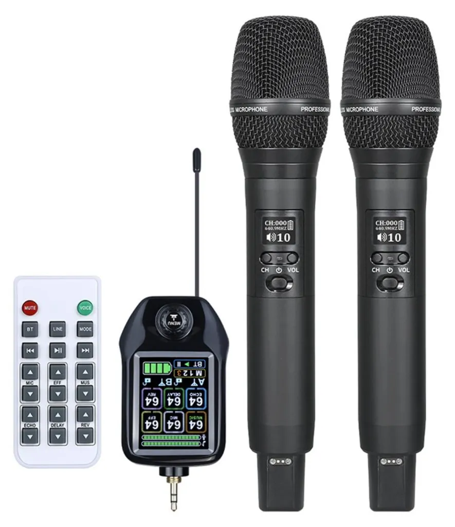 Micro sans fil double pour Interview et Vlog Type-C UHF autonomie 12h