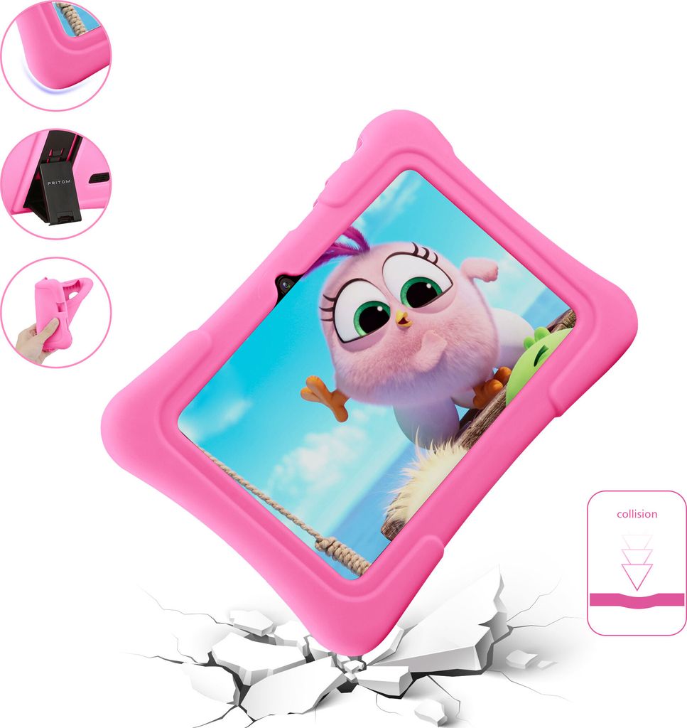Pritom K7 7palcový dětský tablet, čtyřjádrový Android 10, 1 Obrázek produktu 3