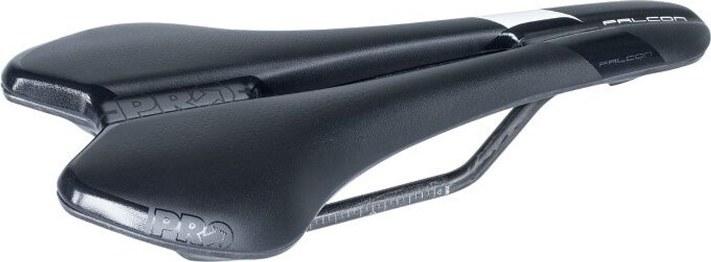 FALCON Fahrradsattel Edelstahl AF Comfort 275 x 152 mm 230g schwarz