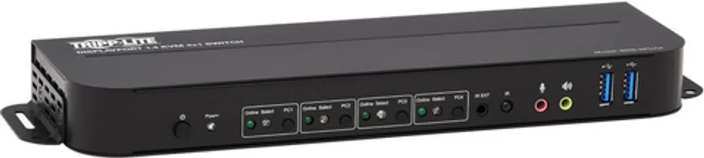 Switch KVM 4 ports Eaton 4K HDR : fini les câbles avec le B005-DPUA4