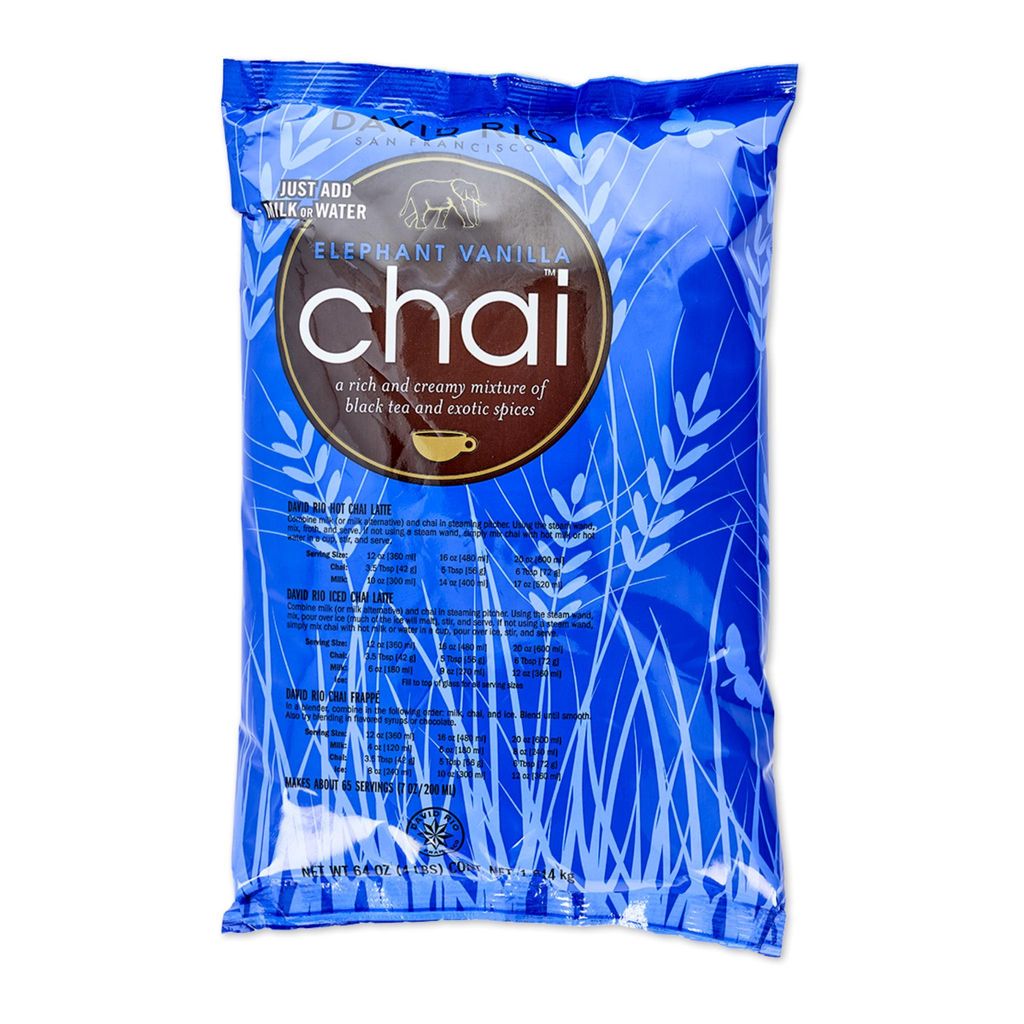 David Rio® Chai Tee Elephant Vanilla Nachfüllbeutel (1814g) Produktbild 