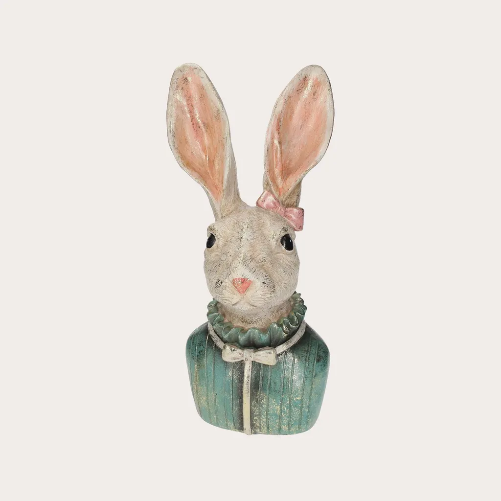 Décoration Lapin Résine Bleue : Égayez votre Intérieur avec Style