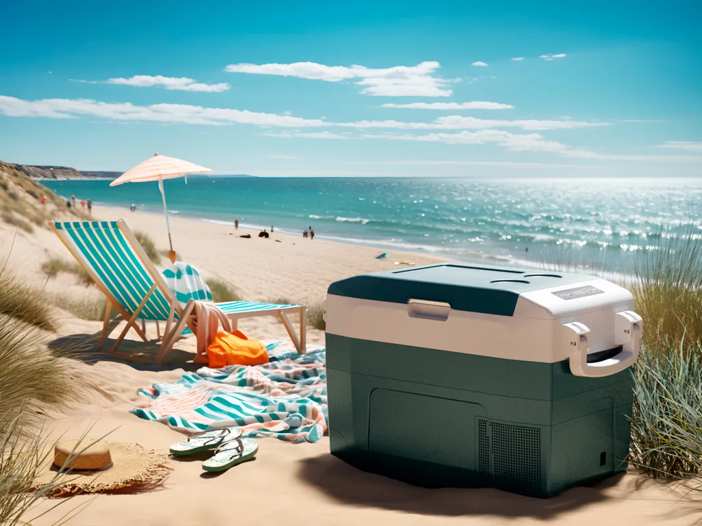 Glacière à compresseur 40L : finis les aliments gâtés en voyage 12/230V