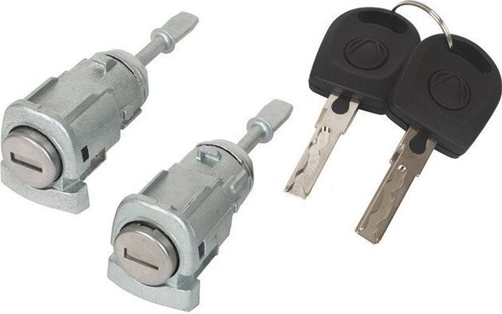 Türschloss LINKS RECHTS 2x Schlüssel für Skoda Fabia 6Y Octavia 1U Seat Arosa