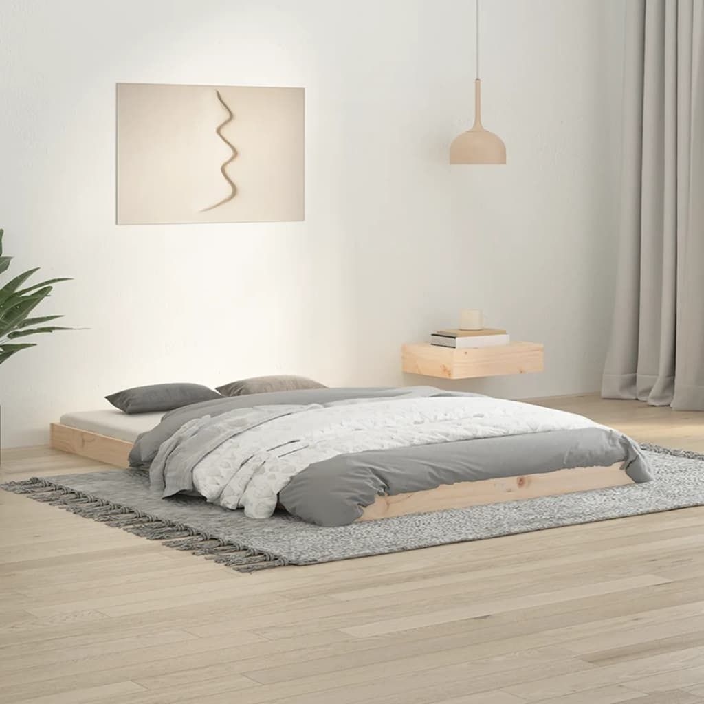 Maison Exclusive - Massivholzbett 120x190 cm Kiefer