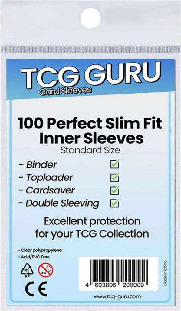 1x TCG GURU Perfect Size Soft Sleeves (100) + Heartforcards Produktbild 