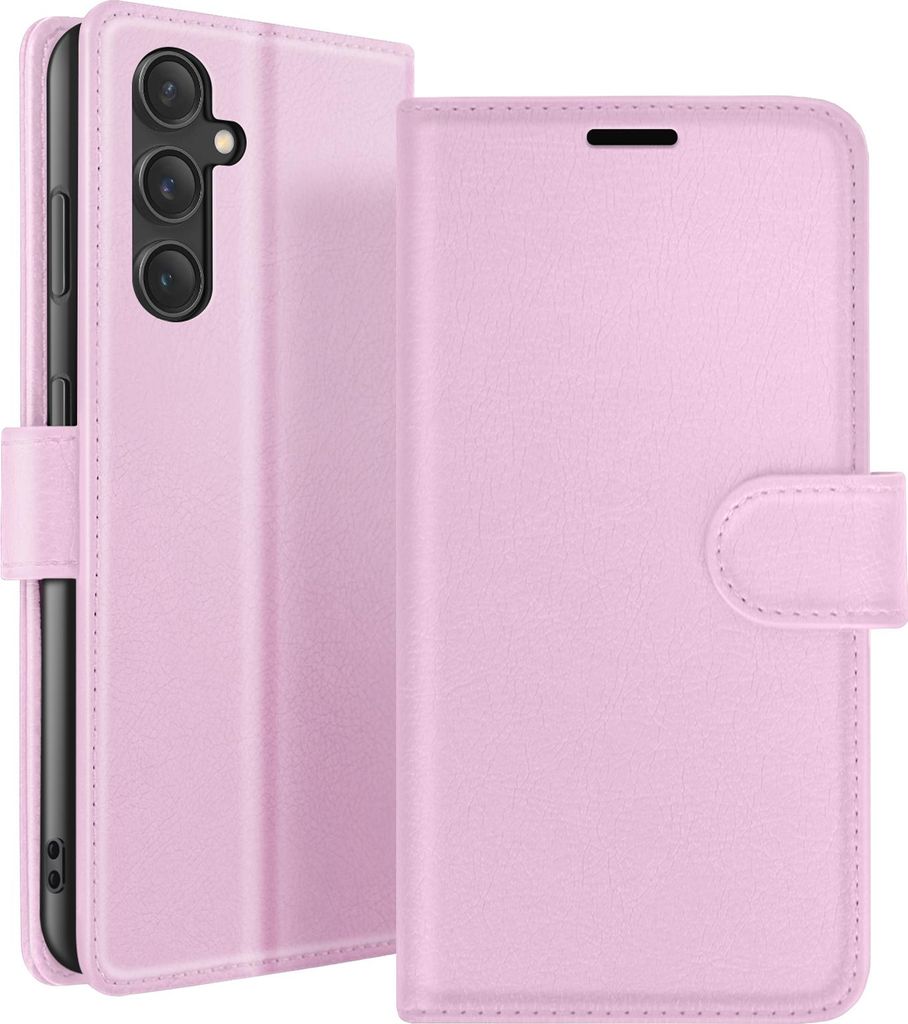 Zanaé, Portemonnaie Etui Galaxy S23 FE Ständer Magnetverschluss, Rosa
