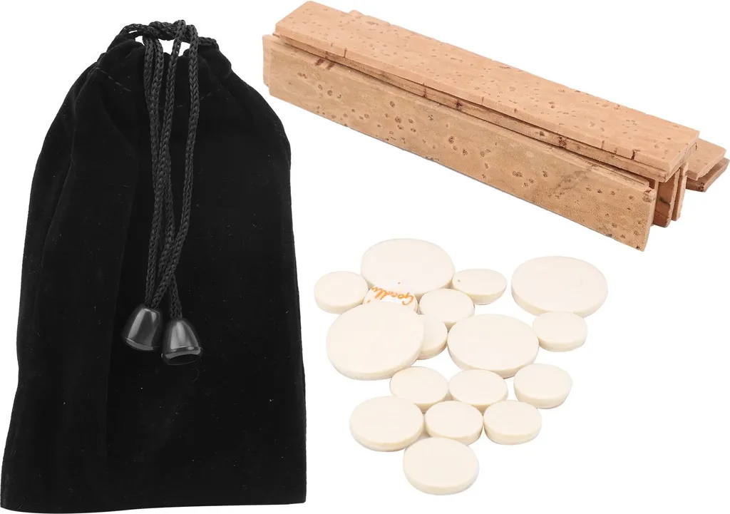 Kit Didattico Manutenzione Clarinetto: 17 Tamponi + 10 Sugheri Naturali