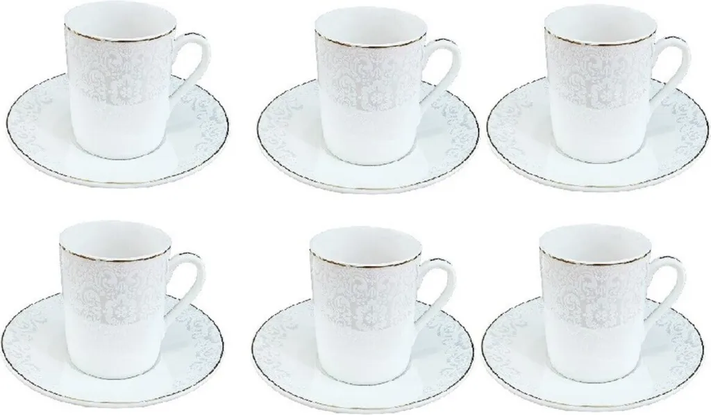 Set di tazze da caffè Schäfer per servizio espresso Set di tazze da caffè da 12 pezzi con volume di 80 ml