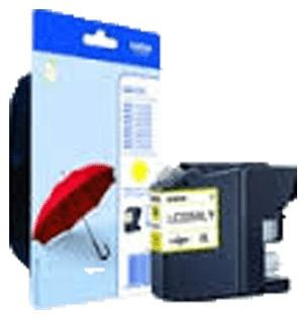Brother LC-225XLYBP, Gelb, 1200 Seiten, ISO / IEC 24711, Produktbild 