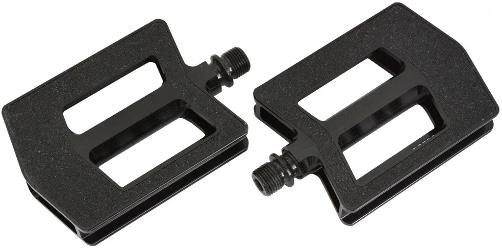 Pédales Acros A-Flat Plates avec Picots - Noir, Corps Alu Robuste