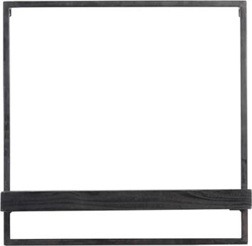 Light&living Wandplank 50x15x50 cm MADDISON hout mat zwart
