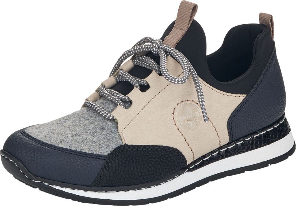 Rieker N3083-15 - Rieker Damen Schnürschuhe Blau Rieker Farbe: blau, Größe: 36,