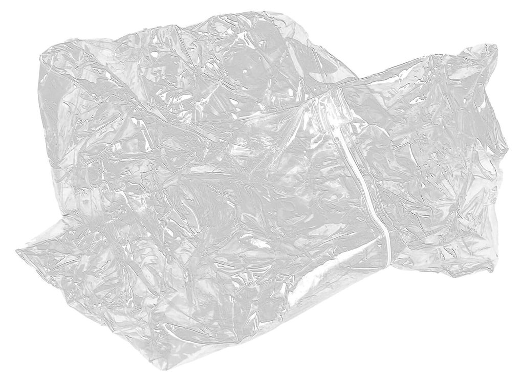 Transparenter Sitzsack aus wasserdichtem PVC für Kuscheltiere und Sitzstuhlbezug 60x40x60cm